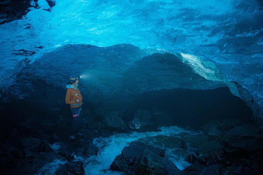 Sólheimajökull: Glacier Hike and Ice Cave Tour - Getting kitted up at the Troll.is meeting point