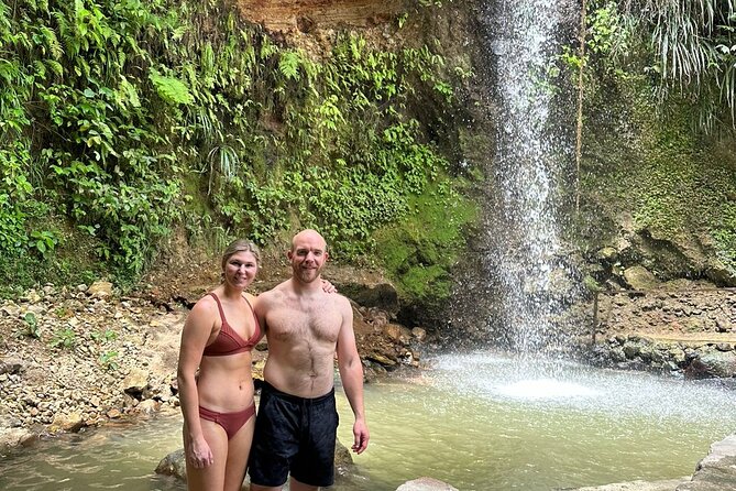 Soufriere Adventure Nature Trail Hike | Waterfall | Mud Baths - Piton Falls: Mineral Waters and a Slow, Relaxing Finish