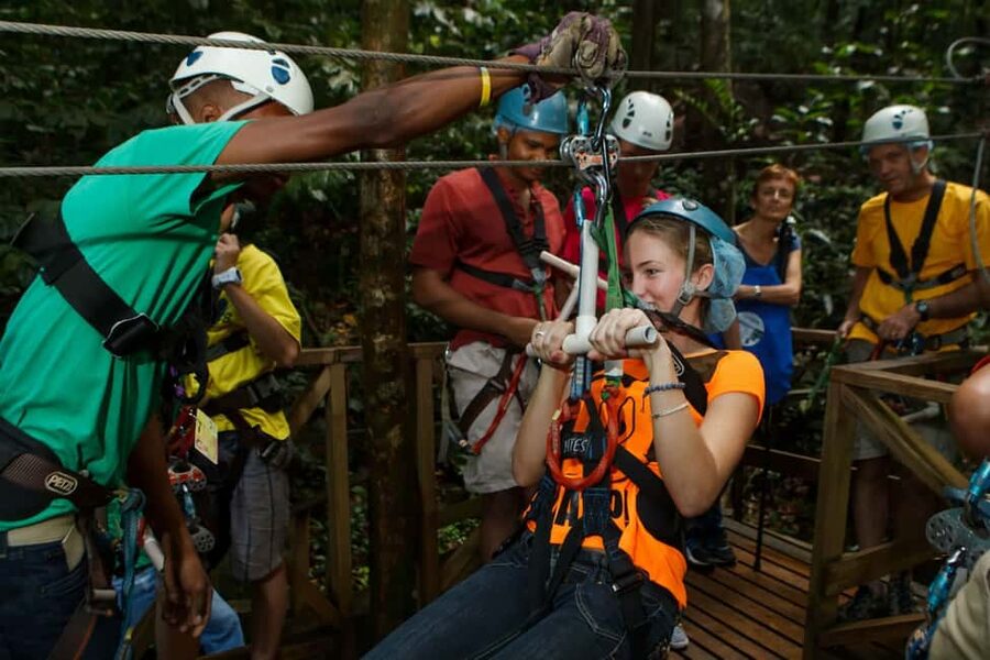 St Lucia Ultimate 3 Package: Aerial Tram Zip Line & Hiking - What to Wear in Humid Rainforest Weather: Harness Rules