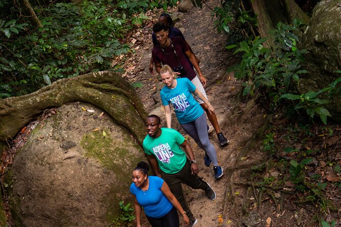 St. Lucia Zip line, Aerial Tram and Hiking tour Ultimate 3 - From training line to harness: how the staff keeps it fun and secure
