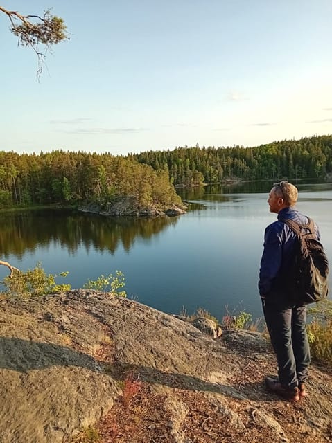 Stockholm: Sunset Hike in Tyresta National Park with Meal - The lakeside break: Swedish Midsummer meal (or winter hot soup)