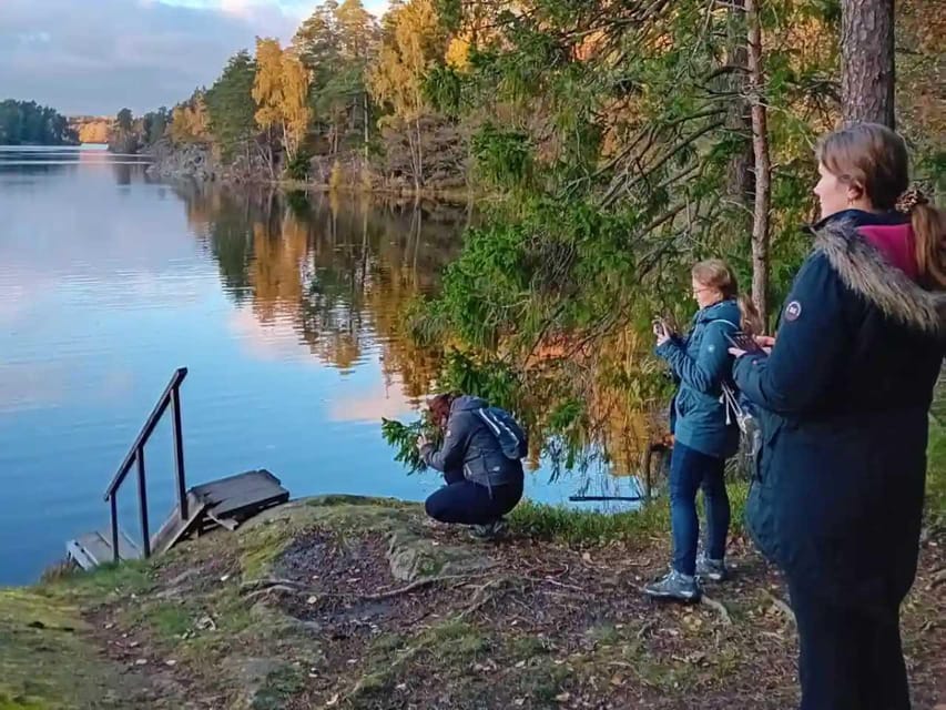 Stockholm: Sunset Hike in Tyresta National Park with Meal - After sunset: continuing through the darker forest with a guide