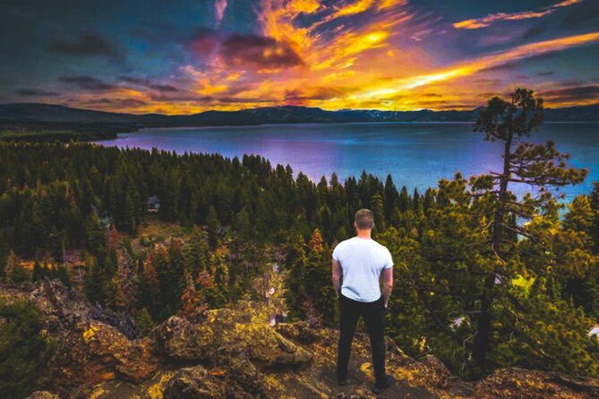 Sunset Hike and Photography Adventure in South Lake Tahoe - Stop 1: Lake Tahoe California viewpoints and first-photo positioning