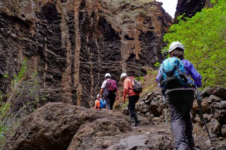 Tenerife Barranco de Masca: Guided hike + boat ride + transport - The Masca ravine payoff: 5 km that feels like a whole day
