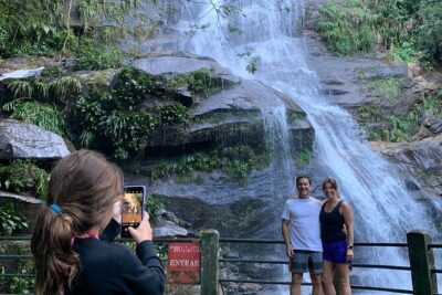 Tijuca Forest Hike - Waterfalls & Caves, Nature & Wild Life! - Cachoeira das Almas and the waterfall rhythm: crystal water breaks up the hike
