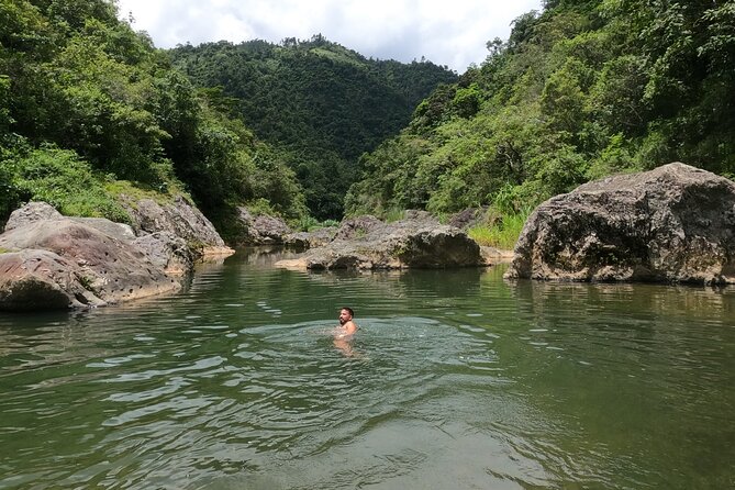 Toro Negro River Hike & Cliff Jumping Adventure; San Juan Pick Up - Charco El Morón: The Deep Pool Moment for Jumps or Chill