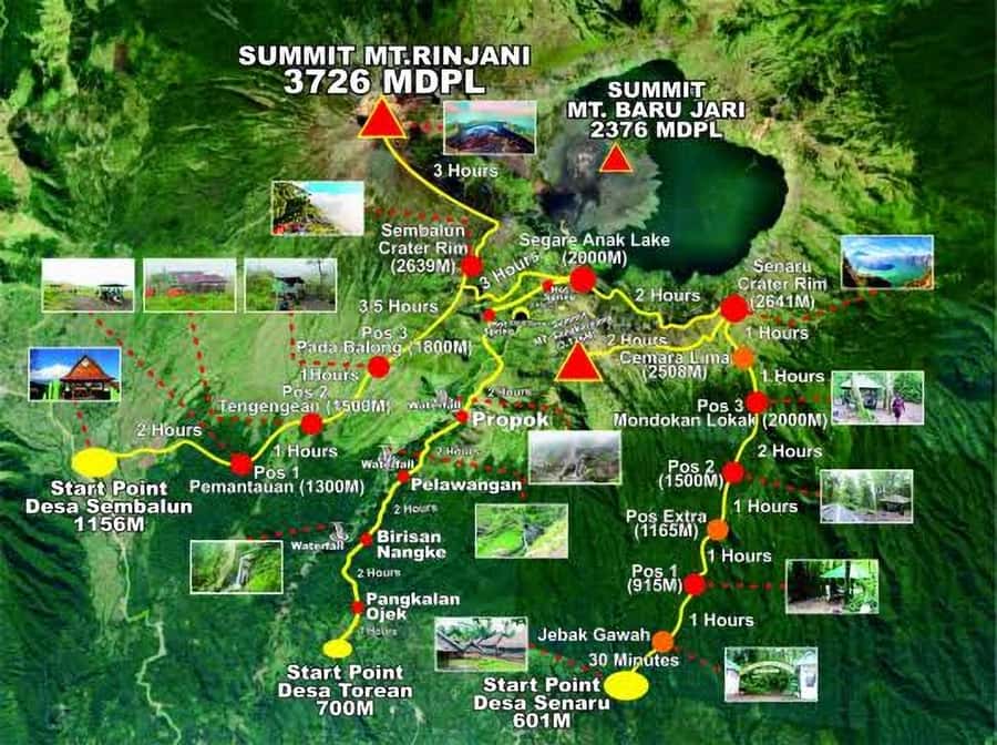 trekking mount rinjani summit join in group tour - Day 1: Savanna Hiking to Sembalun Crater Rim (2,639m)