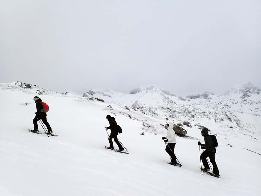 Tromsø: Guided snowshoe hill hike - Snowshoe coaching before you step out