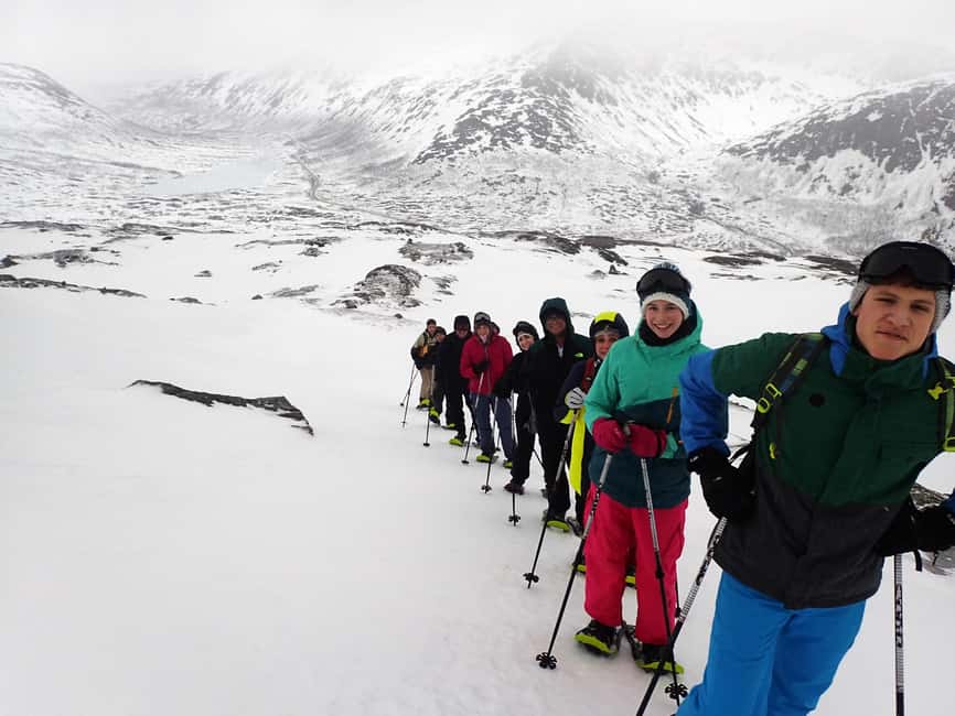 Tromsø: Guided snowshoe hill hike - The uphill plan: a summit hike just under 400 meters