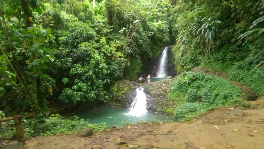 "Tropically Yours" Waterfall Nature Hike. - A 4.5-Hour Grenada Mix of City Views and Rainforest Swim Time