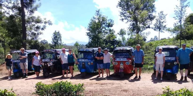 Tuk-Tuk Safari Liptons seat,Tea Fields Hike,TeaFactory Tour - Where the day lands: Haputale finish and why it helps