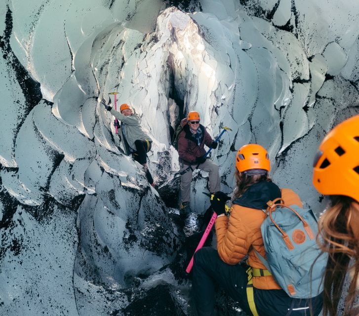 Vik: Guided Glacier Hike on Sólheimajökull - Views that earn your photos: mountains, Westman Islands, black sands, and lava