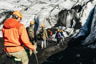 Vik: Guided Sólheimajökull Glacier Hike - The short walk to the ice: why you warm up first